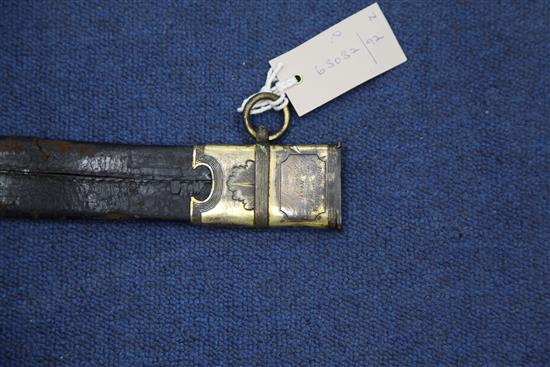 A George III Grenadier Company officers sword of the 53rd Regiment of Foot (Kings Shropshire Light Infantry),